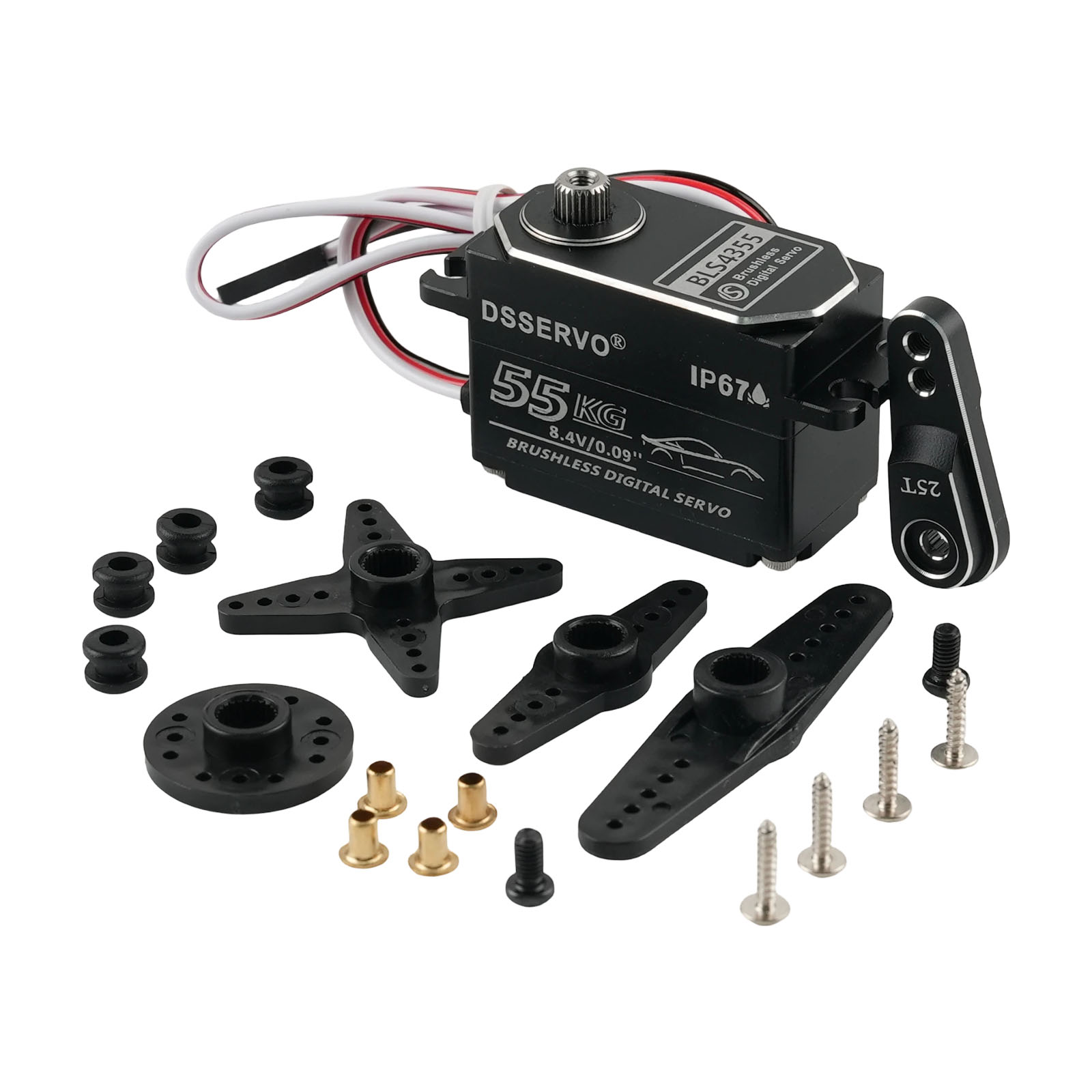 Servo Metal Gear - Servo Digitale Brushless Dsservo BLS4355 55KG