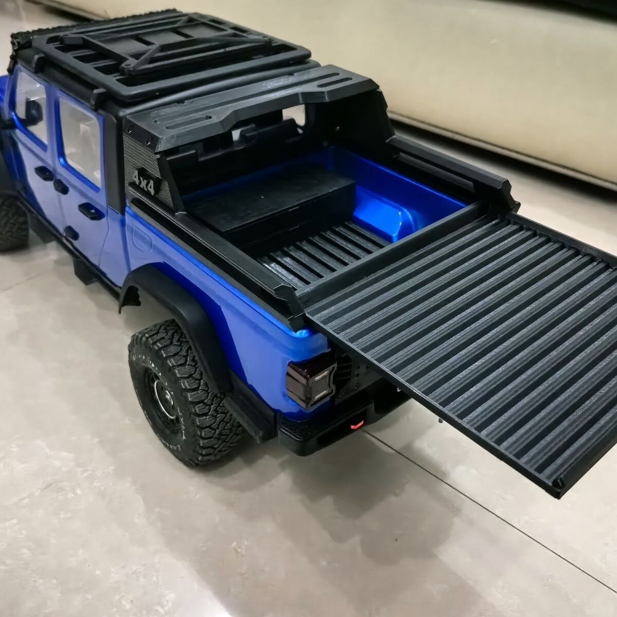 Rc Hobby Crawler - Cassone posteriore retrattile RC per RLAARLO