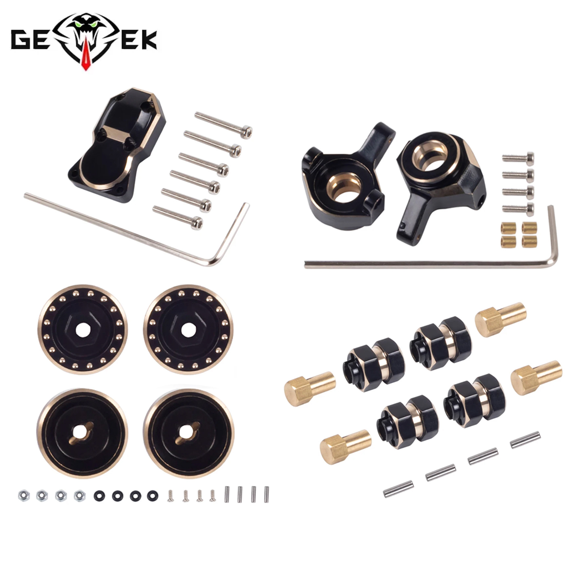 Rc Hobby Crawler - Contrappesi in ottone per snodi sterzanti