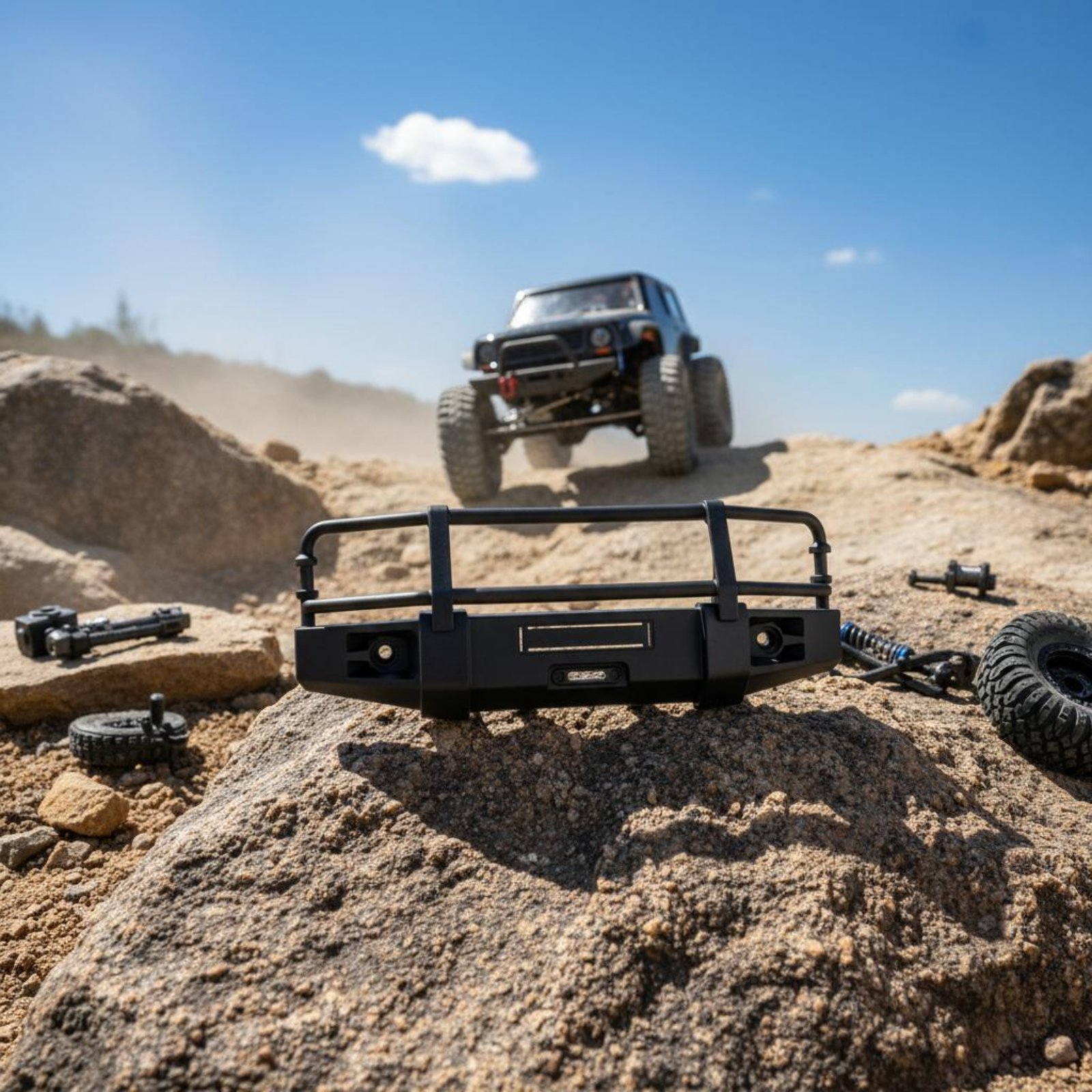 Rc Hobby & Maskinservice I Eskilstuna - Paraurti Anteriore per RC Crawler, Modello