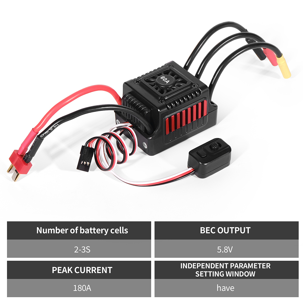 45A 60A RC ESC Impermeabile Se - Esc Waterproof 60A recensione e prezzo