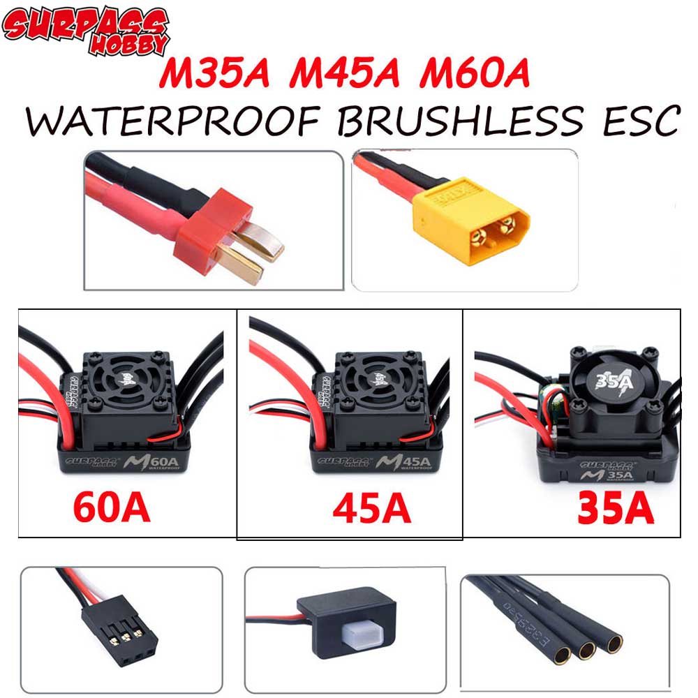 Surpass Hobby M35A 45A 60A 2-3 - Esc Waterproof 60A recensione e prezzo