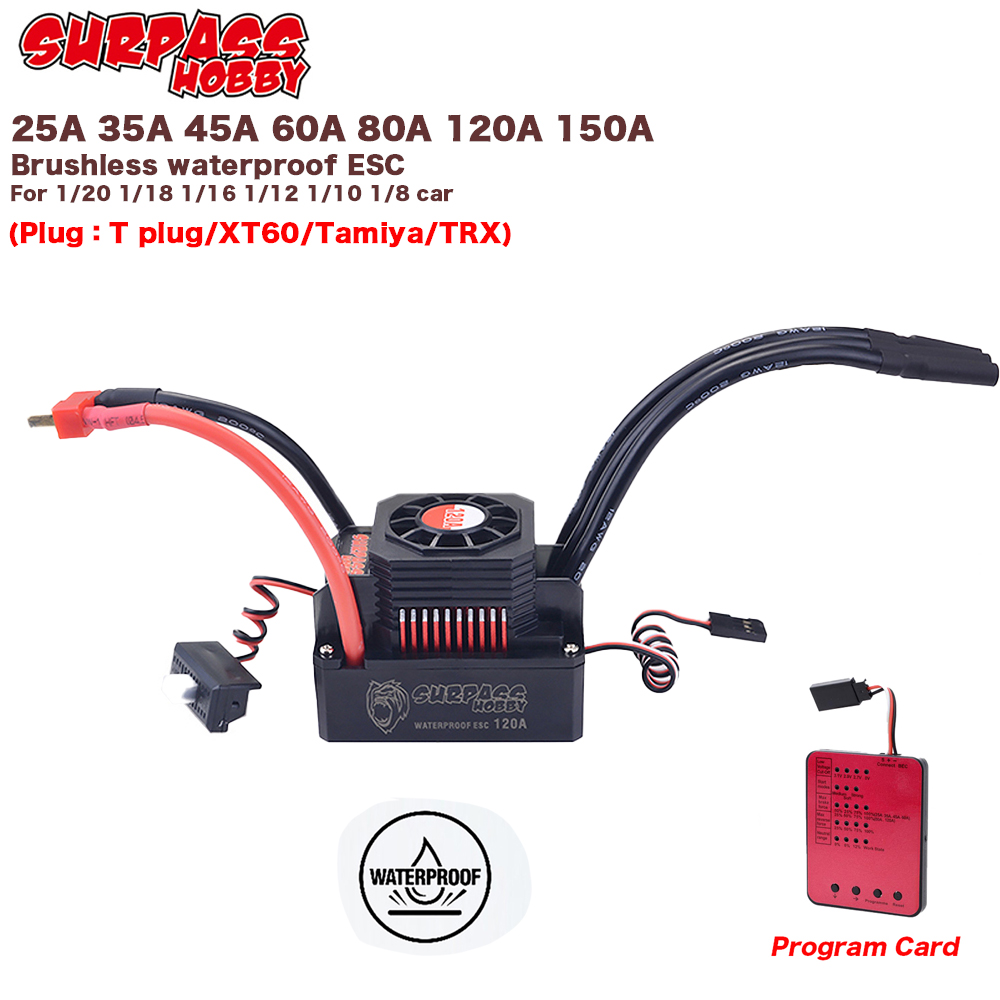 SURPASS HOBBY KK 150A 120A 80A - Esc Waterproof 60A recensione e prezzo