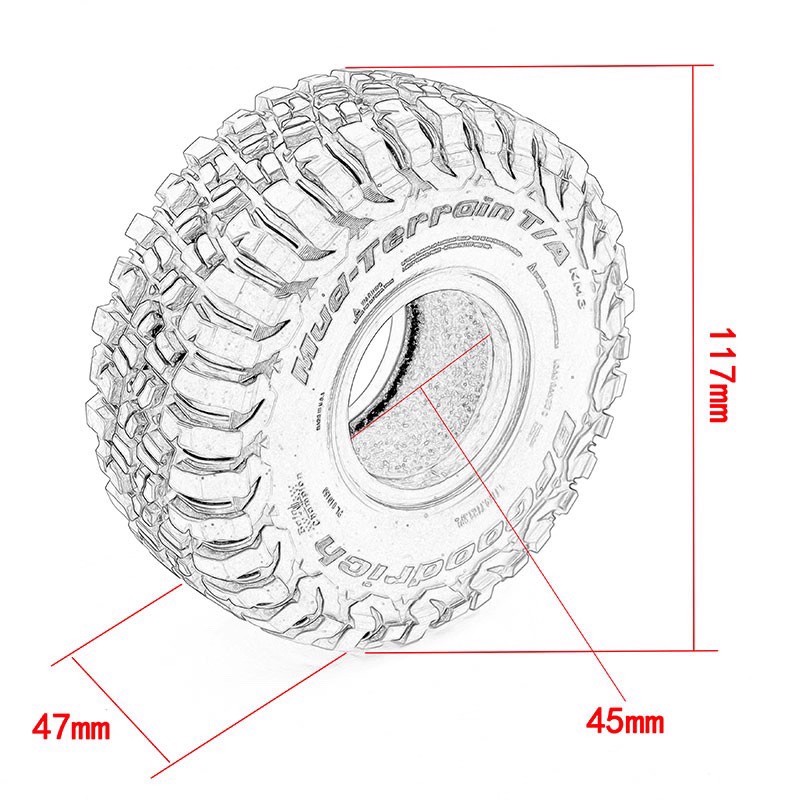 RC Auto 1.9 Pollici 117 millim - Rc Crawler 4X4 recensione e prezzo