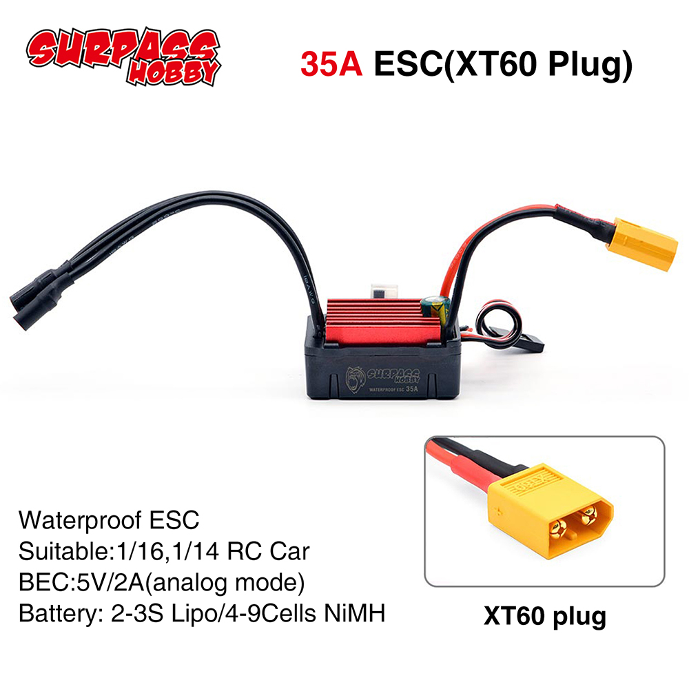 SURPASSHOBBY ESC 150A 80A 120A - Esc Waterproof 60A recensione e prezzo