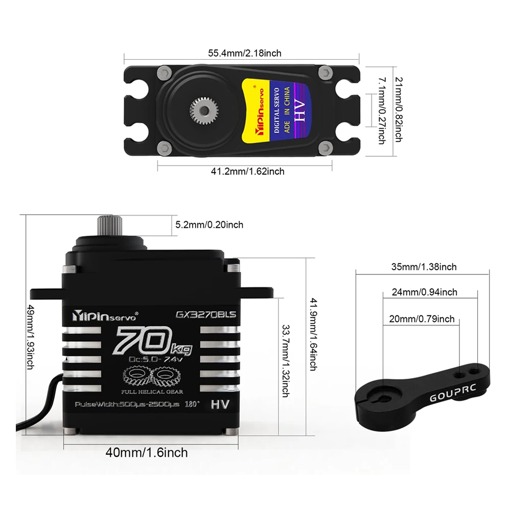 Servomotori Brushless Magnetic - Servo Metal Gear recensione e prezzo
