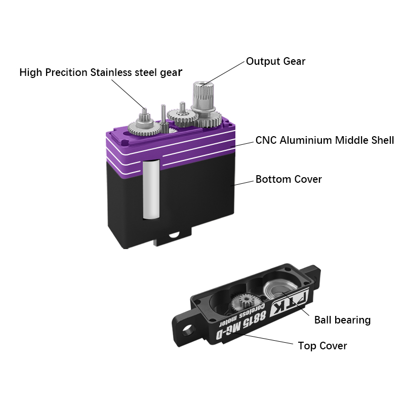 PTK 8815 MG-D Servo programmab - Servo Metal Gear recensione e prezzo