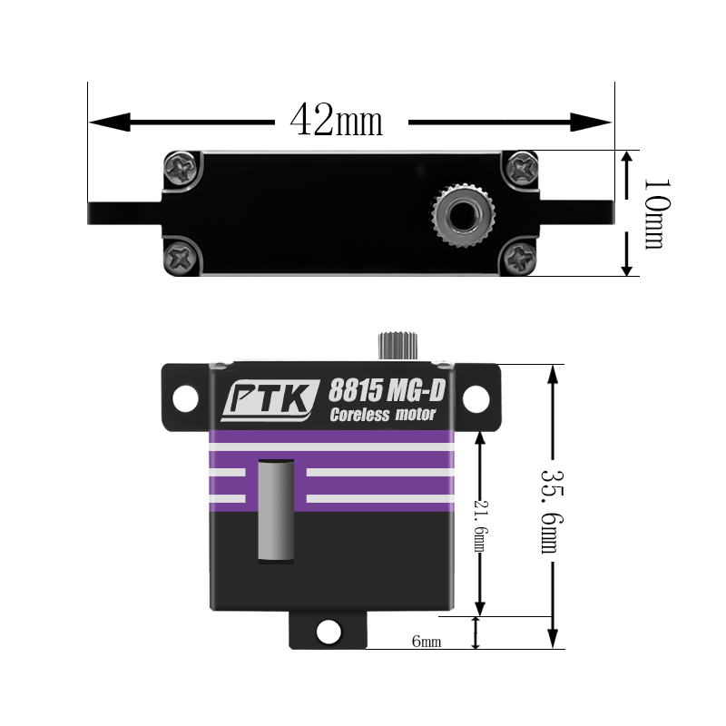 PTK 8815 MG-D Servo programmab - Servo Metal Gear recensione e prezzo