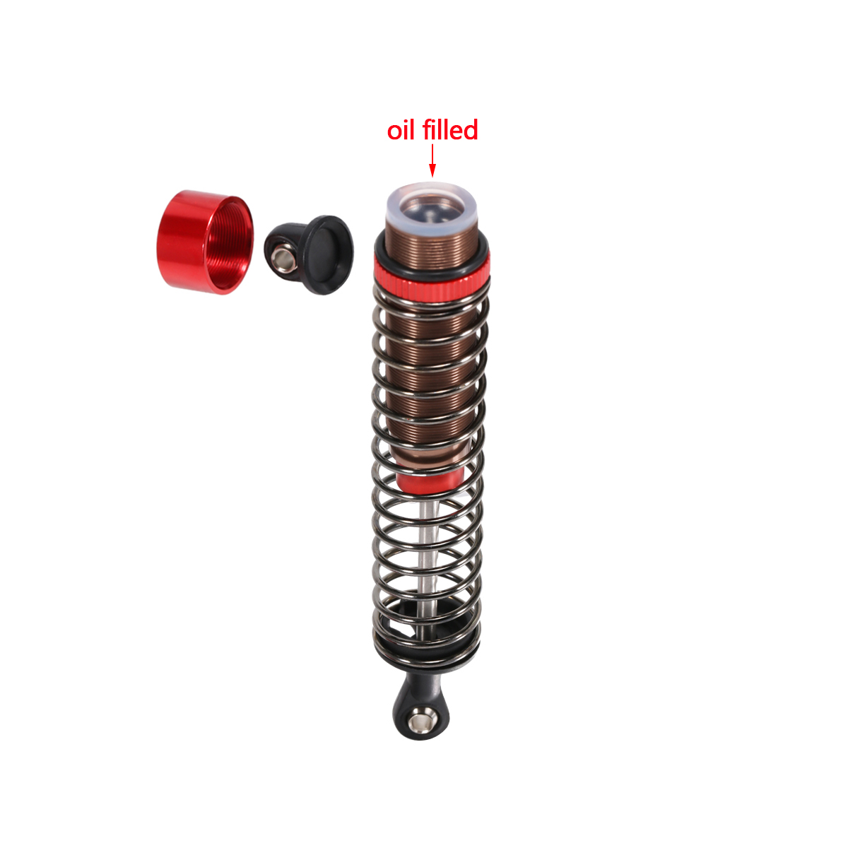 4 pezzi ammortizzatori riempit - Rc Crawler 4X4 recensione e prezzo