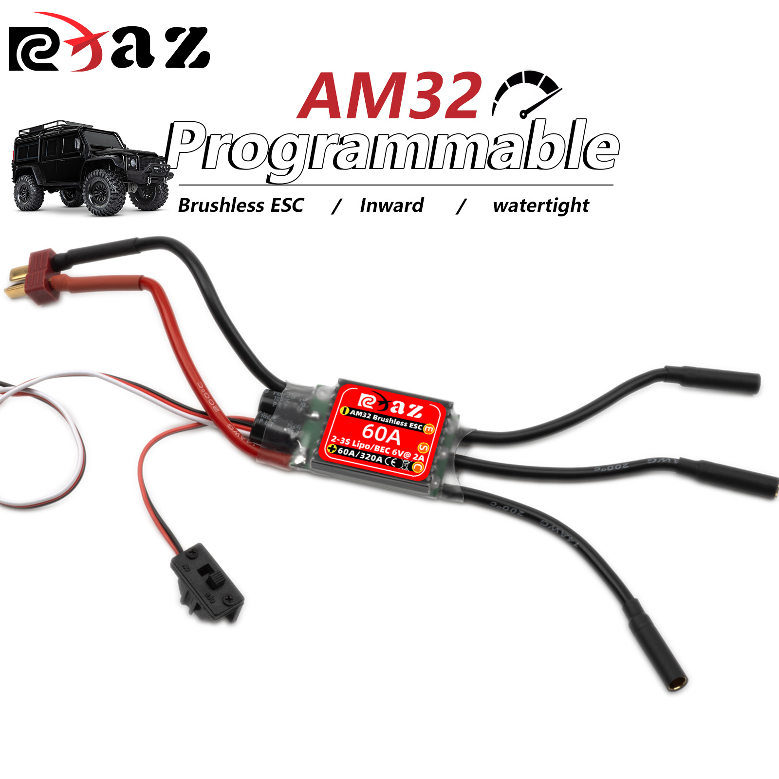 RCXAZ AM32 60A Brushless ESC R - Esc Waterproof 60A recensione e prezzo