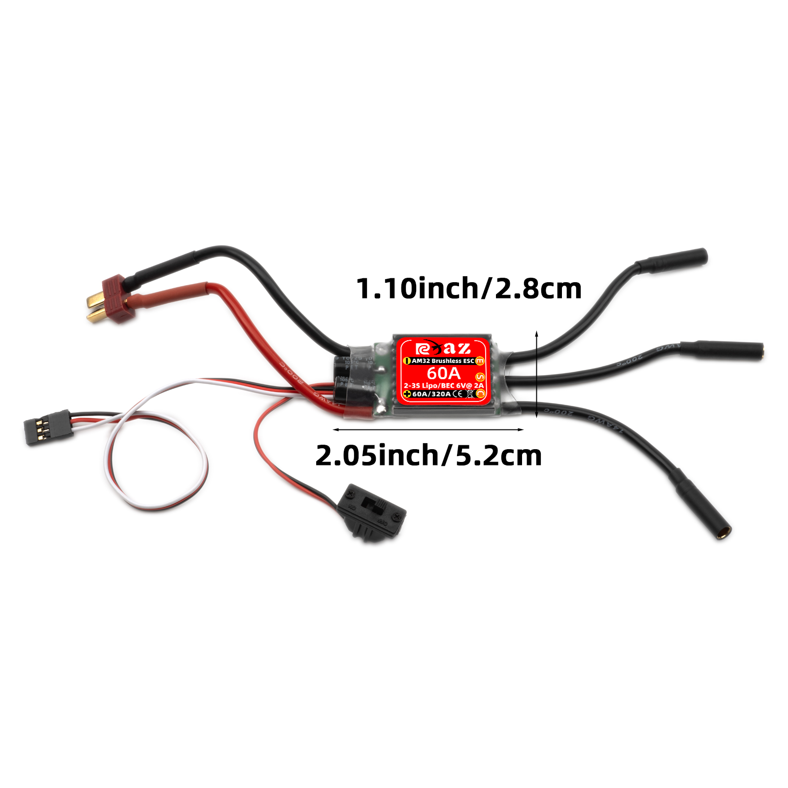 RCXAZ AM32 60A Brushless ESC R - Esc Waterproof 60A recensione e prezzo