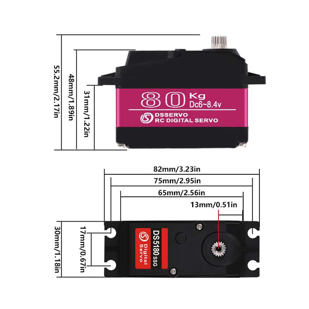 Dsservo Impermeabile DS5180 80 - Servo Metal Gear recensione e prezzo